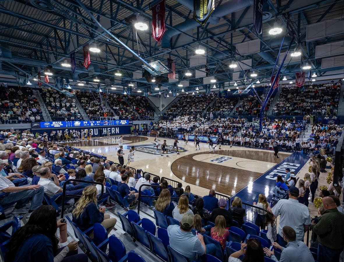 Georgia Southern University Basketball Game in Hanner Fieldhouse